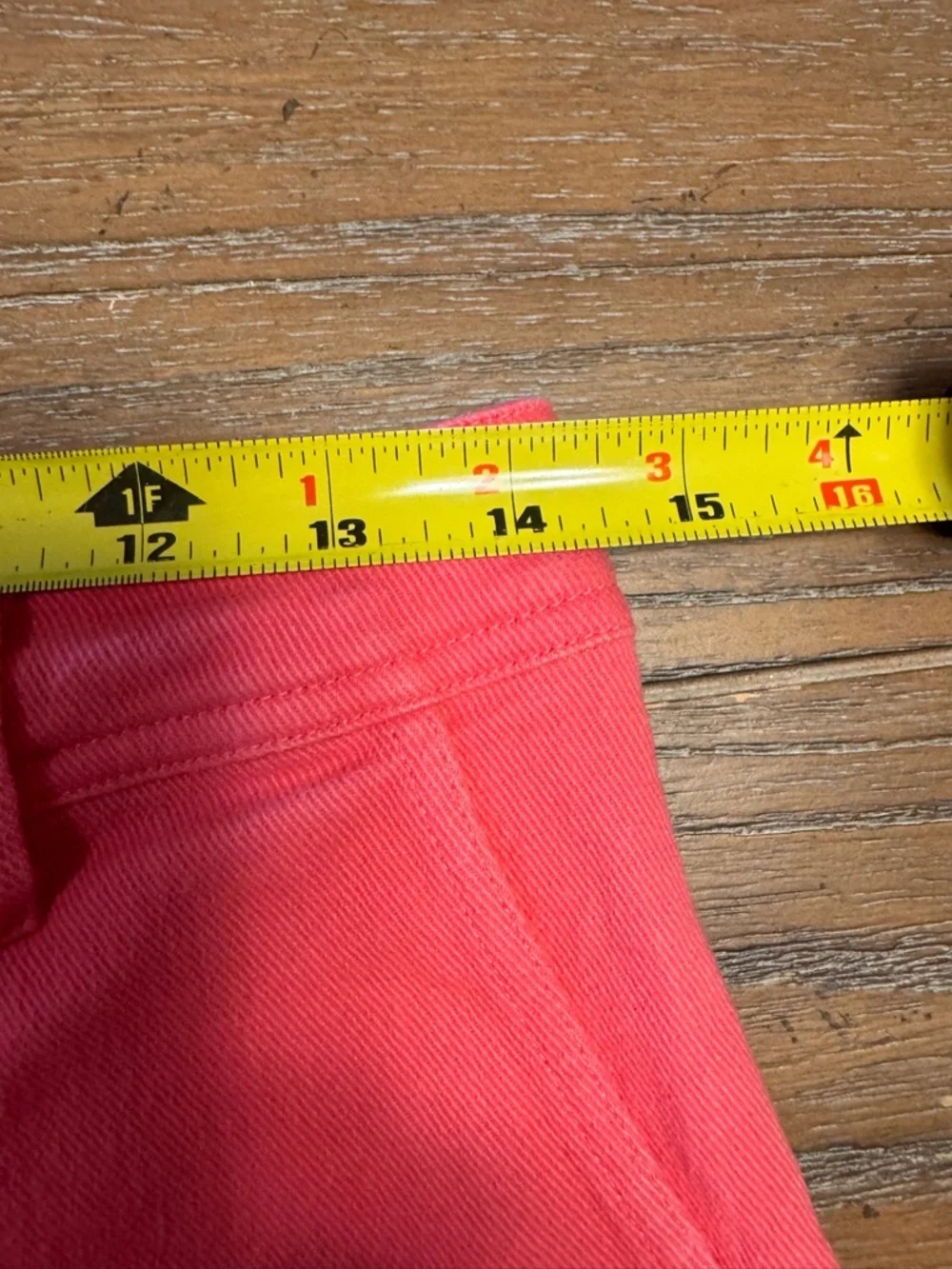 miami Coral Pink High-Waist Button-Front Shorts